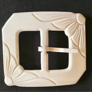 Antique Celluloid Belt Buckle circa 1920s-1940s